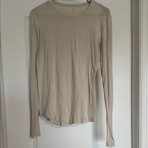 Lululemon hold tight long sleeve ribbed shirt